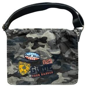 Children’s Place One Size Camo Tour Ranger Patch Messenger Bag Adult